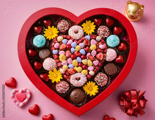 heart shaped chocolates