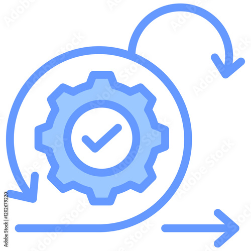 Agile Blue Icon