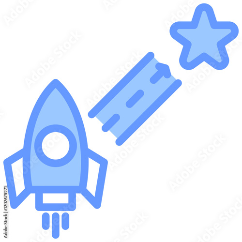 Runway Blue Icon