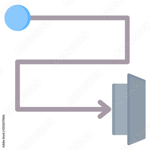 Exit Strategy Flat Icon