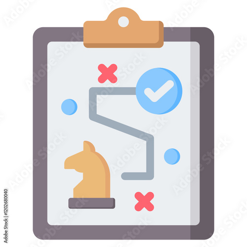 Strategic Planning Flat Icon