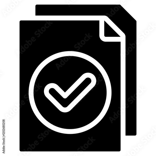 Validation Glyph Icon