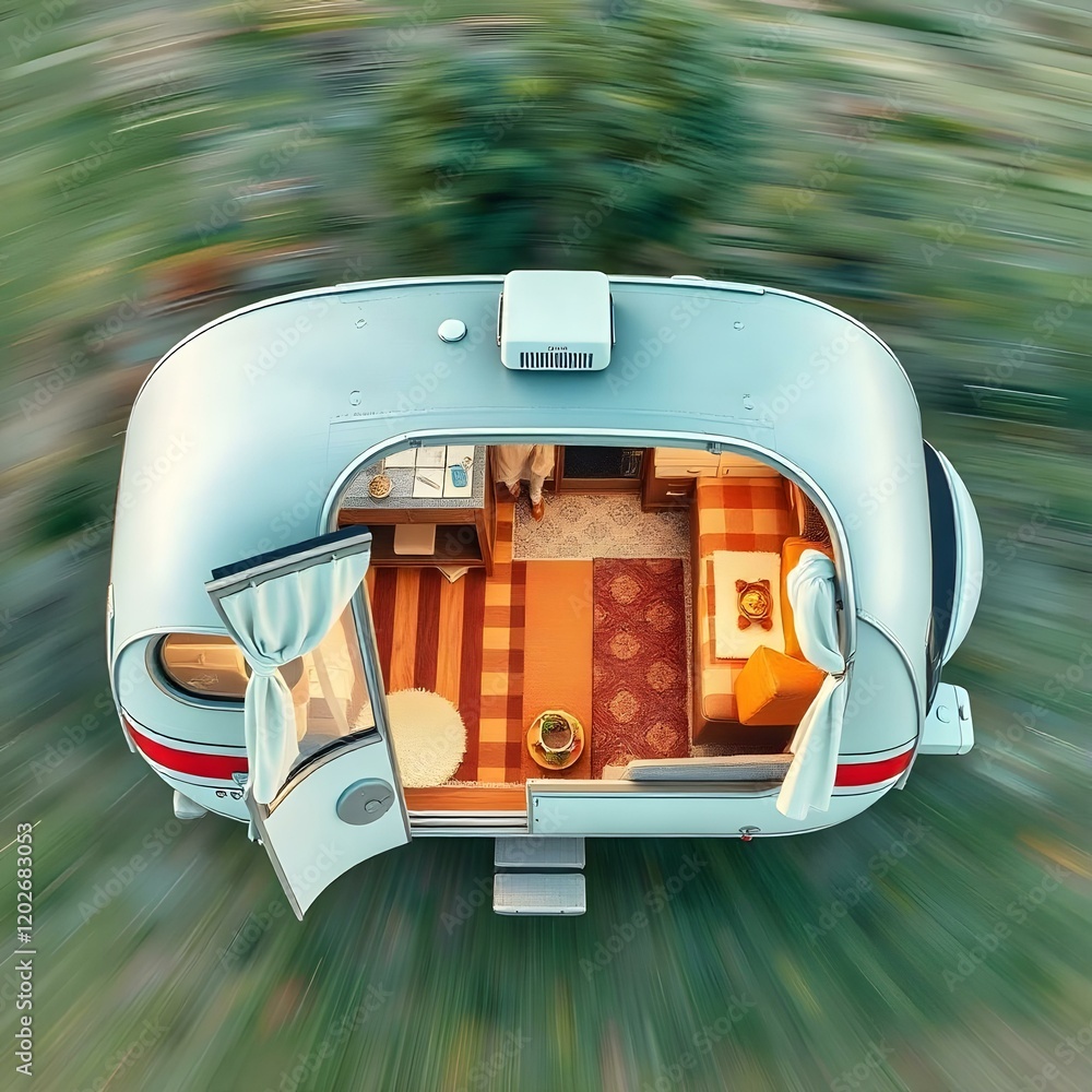Fototapeta premium CAMPER VAN