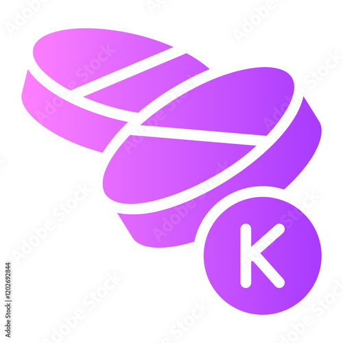 vitamin k gradient icon