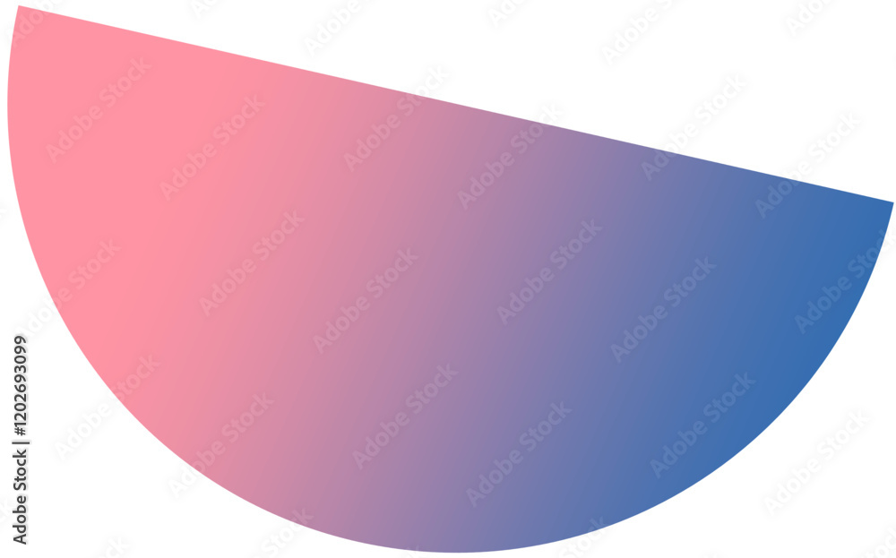 Groovy Gradient Holographic Shape Element Groovy Gradient Holographic Shape Element