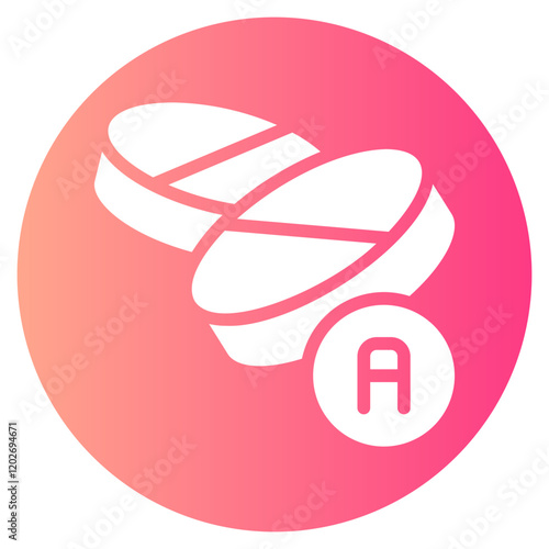 vitamin a gradient icon