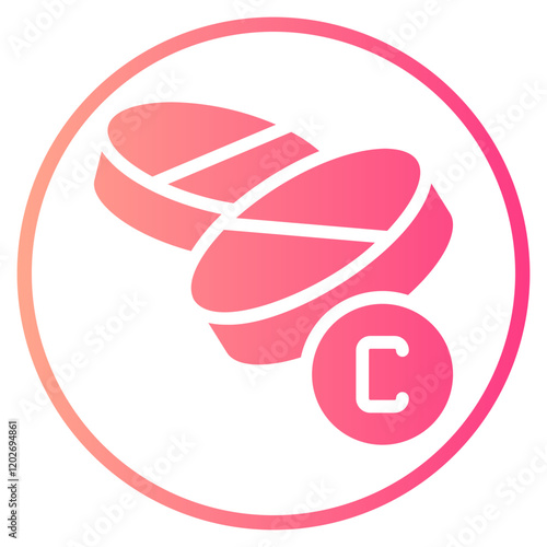 vitamin c gradient icon
