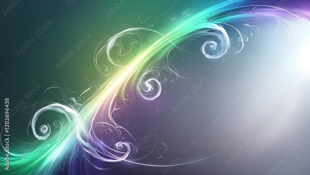 AI GENERATE, Mystical gradient blending emerald green, indigo, and glowing silver, abstract swirling patterns AI GENERATE, Mystical gradient blending emerald green, indigo, and glowing silver, abstract swirling patterns
