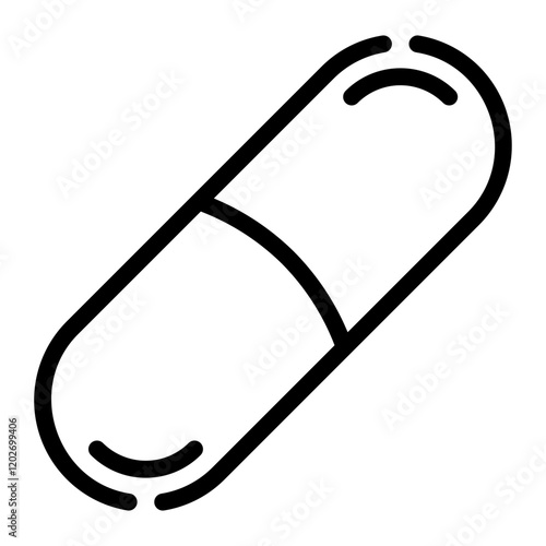 capsule line icon