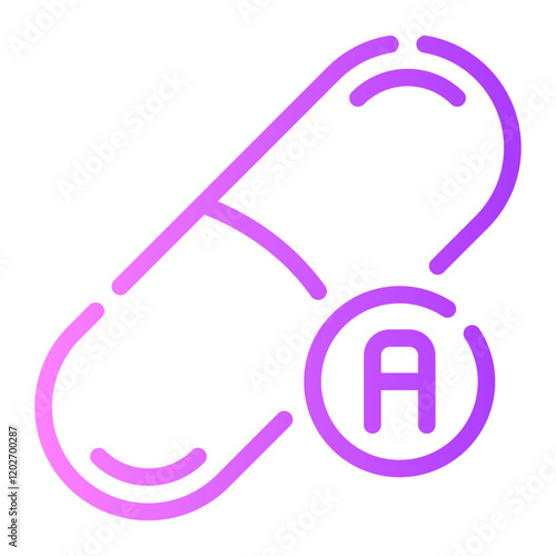 vitamin gradient icon