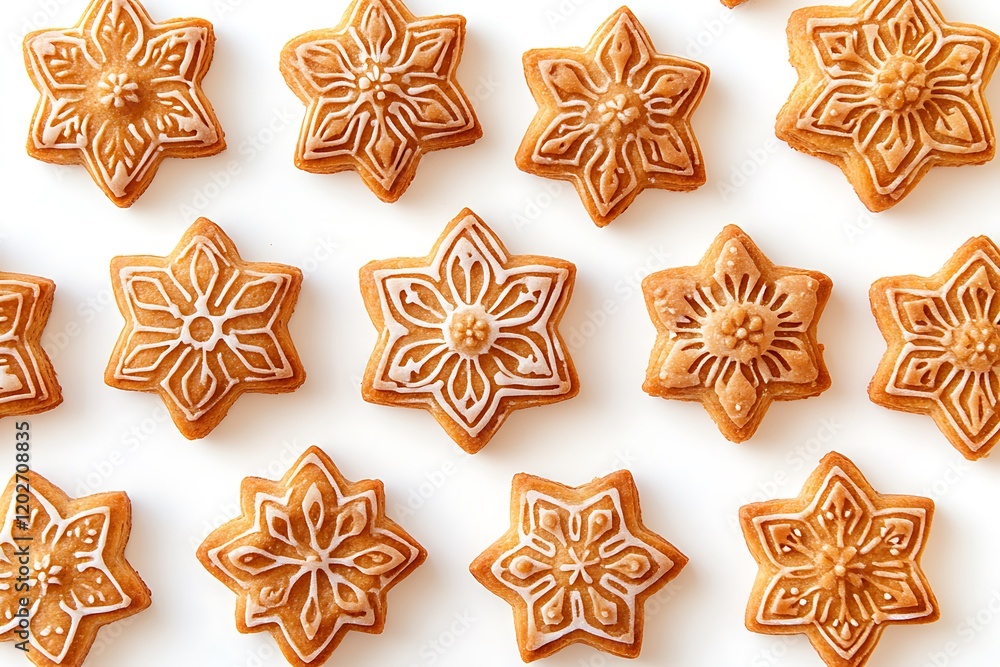 Cracker biscuits isolated on white background Cracker biscuits isolated on white background
