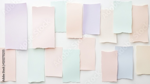 Wallpaper Mural A wall of paper with various colors and sizes Torontodigital.ca