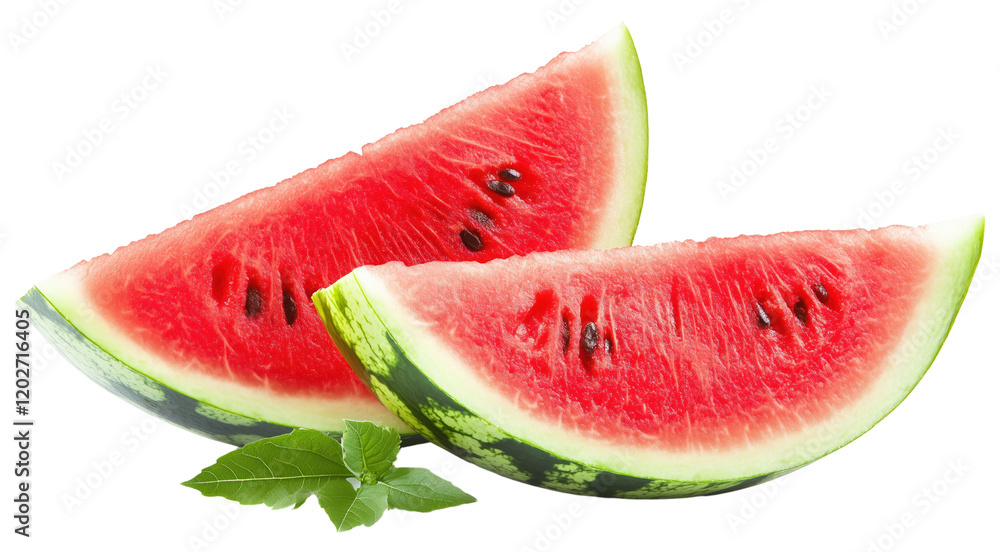Watermelon Fruit Composition Isolated on Transparent Background Watermelon Fruit Composition Isolated on Transparent Background