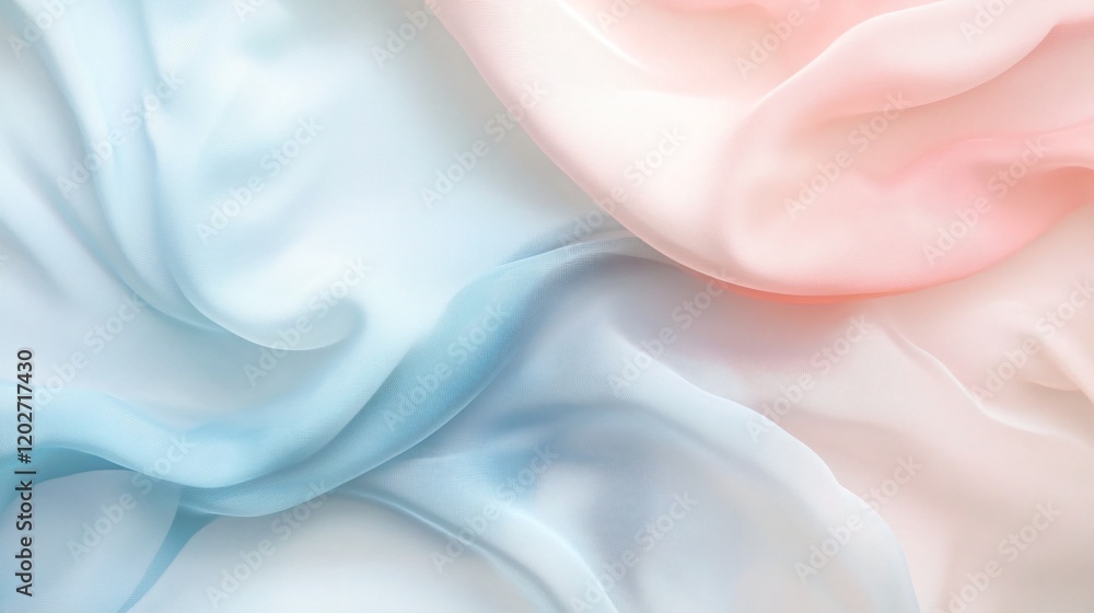 Fototapeta premium Pastel Gradient Background in Blue and Pink