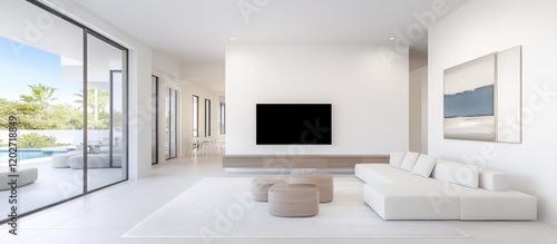 Timeless Elegance: A Contemporary Interior Space with High-End Finishes and Modern Design Aesthetic