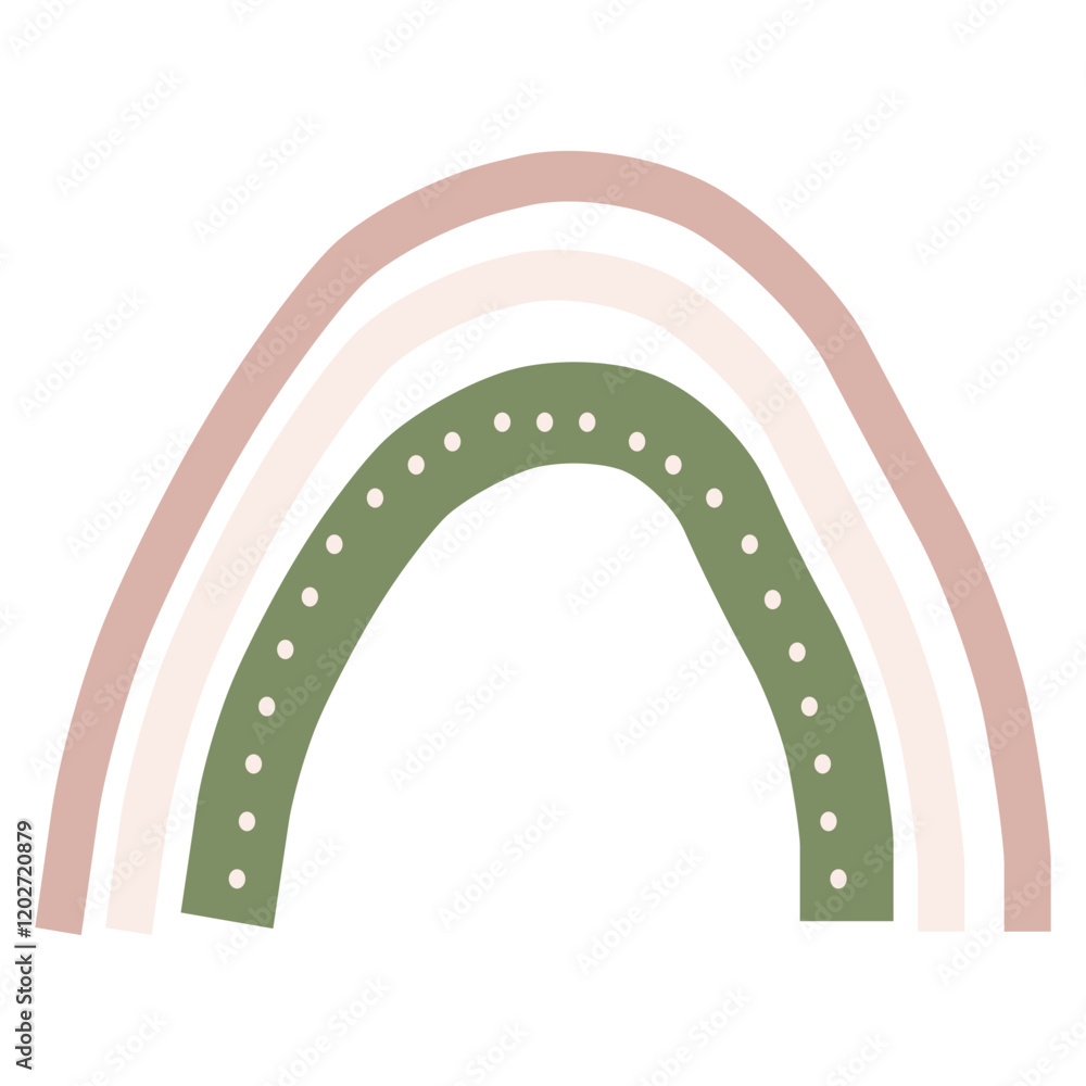 Aesthetic colorful rainbow illustration Aesthetic colorful rainbow illustration
