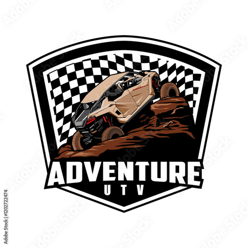 utv adventure logo design icon vector	
