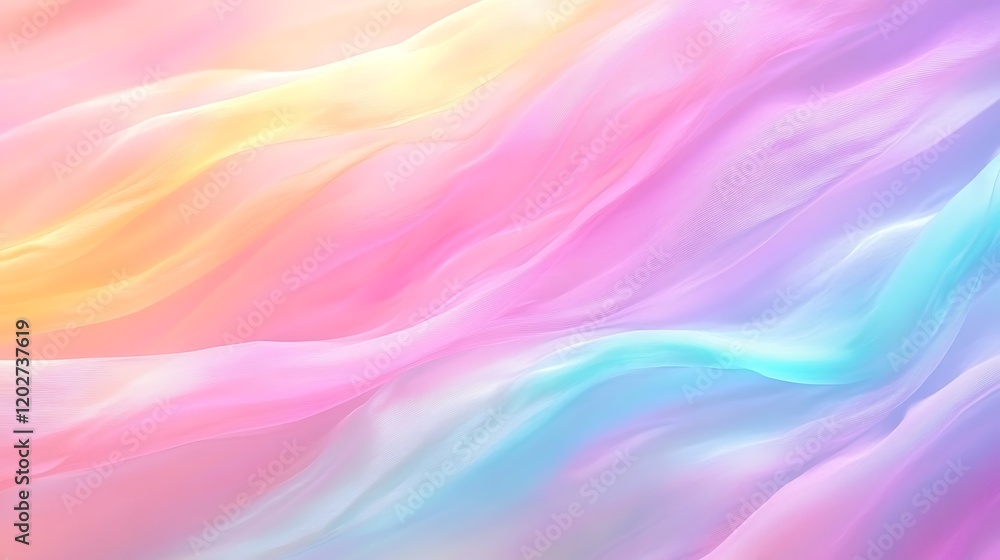 Abstract Pastel Swirls of Color and Light Abstract Pastel Swirls of Color and Light