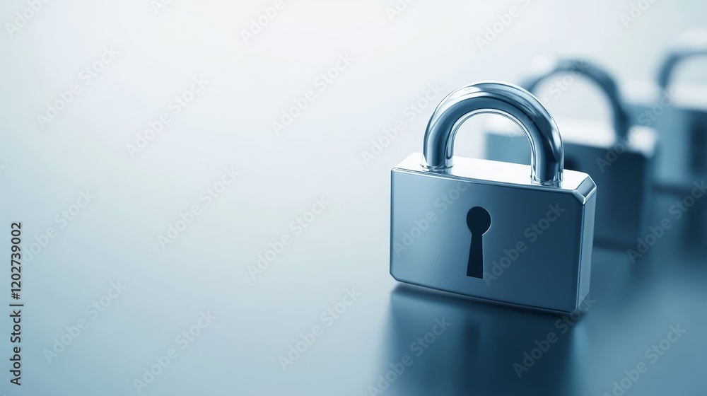 Antique key and sturdy padlock, a symbol of security, protection, safeguarding valuables Antique key and sturdy padlock, a symbol of security, protection, safeguarding valuables