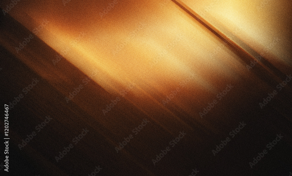 Naklejka premium Abstract intense golden dark background with grainy texture and dynamic motion blur, perfect for banners or cover designs.