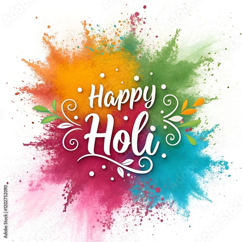 Happy Holi Festival, Social Media Post, Premium look