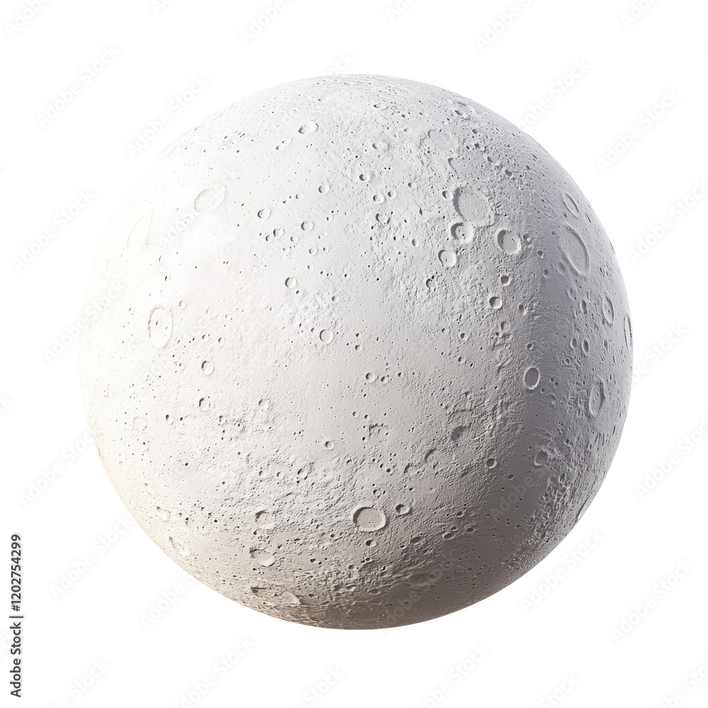Detailed 3D model of the Moon's surface Detailed 3D model of the Moon's surface