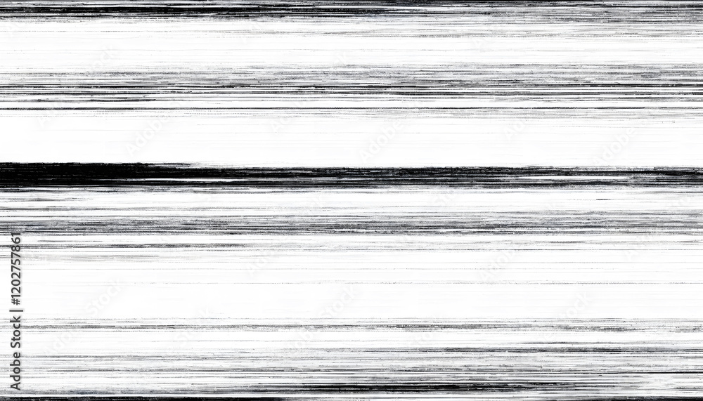 Abstract Black and white Grunge Distressed Texture with Horizontal Glitch Lines Abstract Black and white Grunge Distressed Texture with Horizontal Glitch Lines