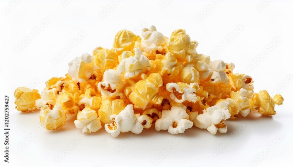 A delicious pile of freshly popped popcorn. A delicious pile of freshly popped popcorn.