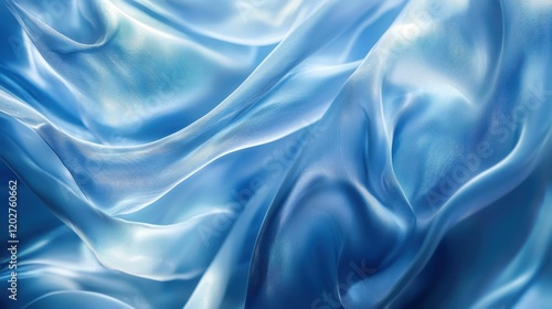 Wallpaper Mural An abstract image with shades of blue, capturing the essence of shyness and tranquility.  Torontodigital.ca