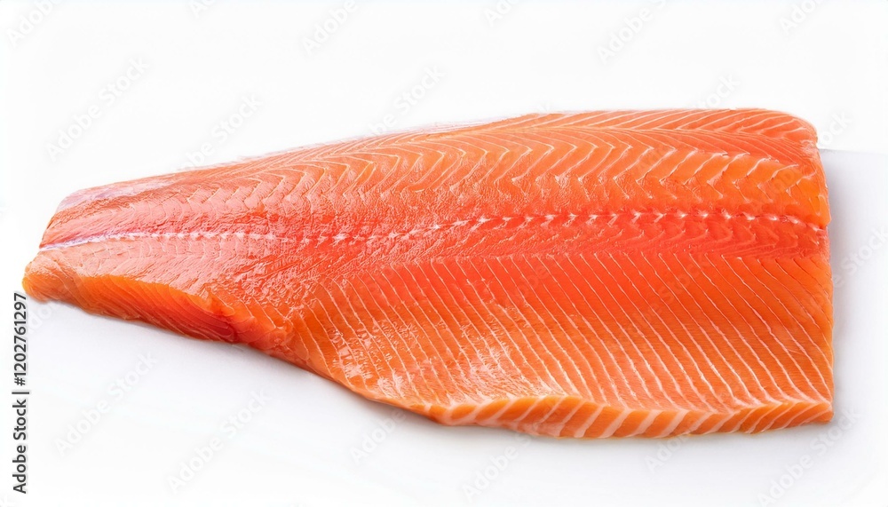 A beautiful salmon fillet, ready to cook. A beautiful salmon fillet, ready to cook.