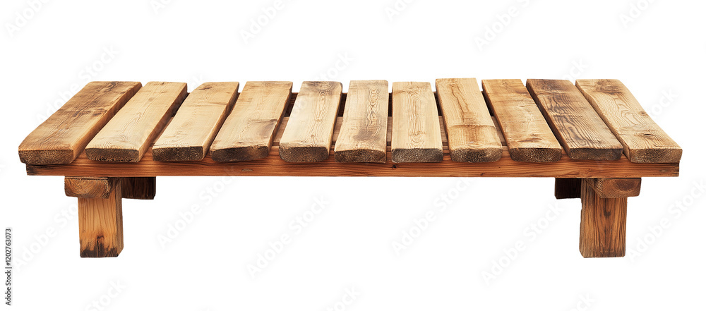 Wooden table stool isolated on transparent background Wooden table stool isolated on transparent background