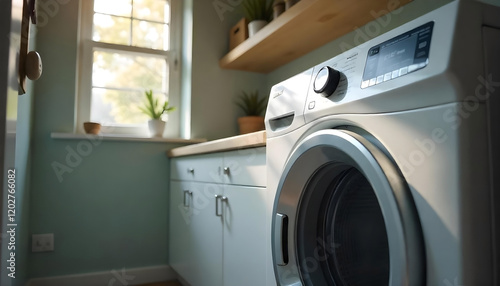Wallpaper Mural washing machine in the kitchen Torontodigital.ca