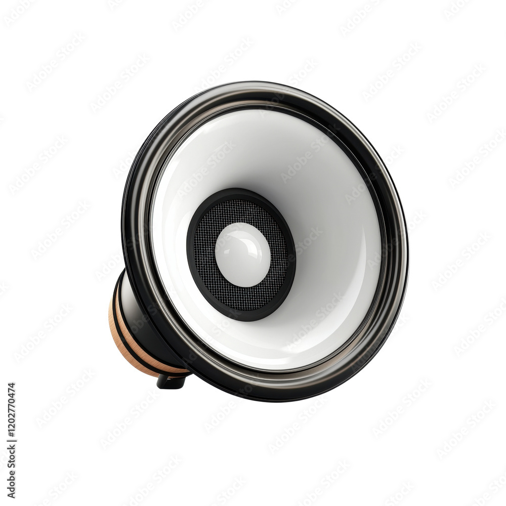 High-fidelity speaker with sleek design High-fidelity speaker with sleek design
