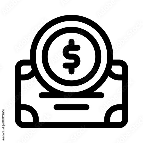 Dollar Sign line icon