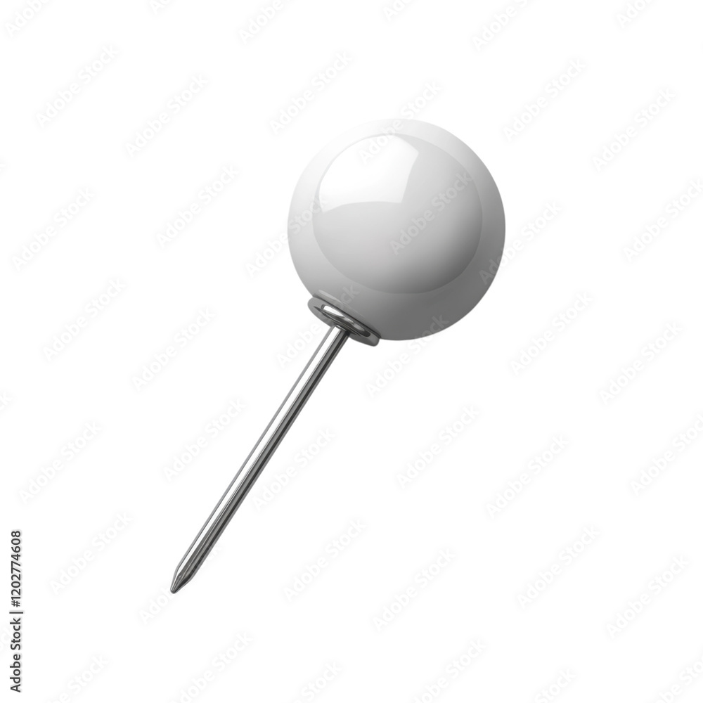 3D Push Pin with Shadow Style 3D Push Pin with Shadow Style
