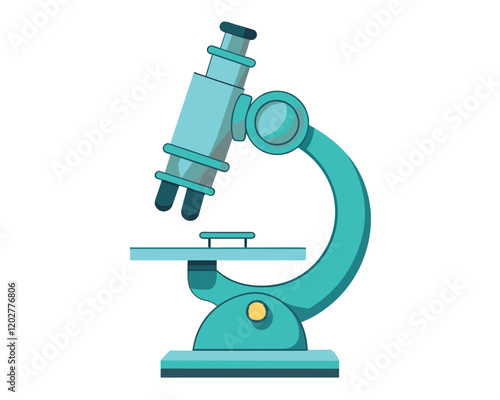 Microscope Icon symbol vector illustration isolated on white background
