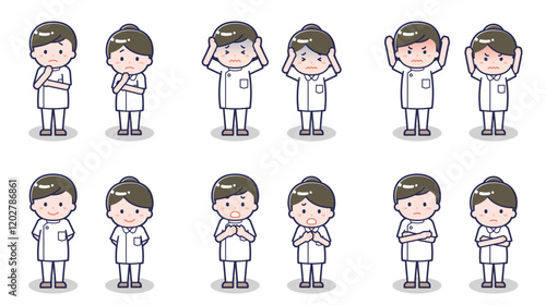 ナースの男女 05