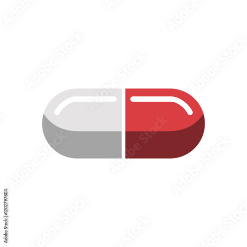 Capsule vector, Capsule clipart icon design