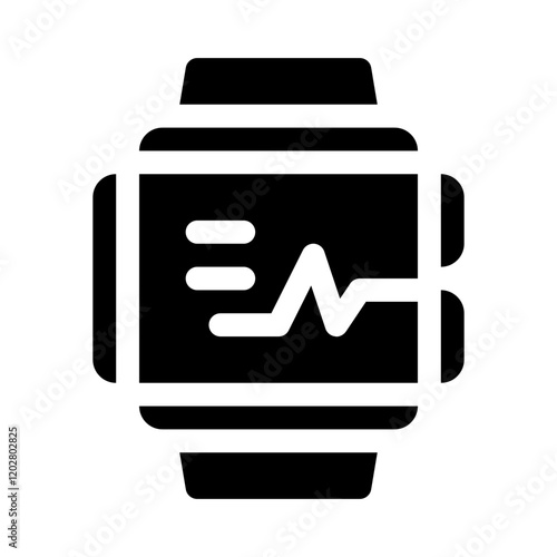 Wearable Device glyph icon