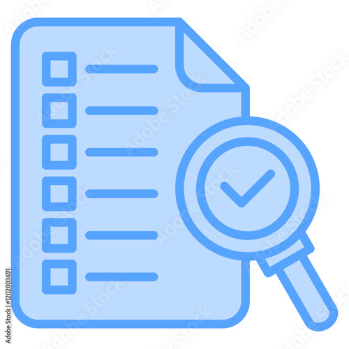 Audit  Icon Element For Design