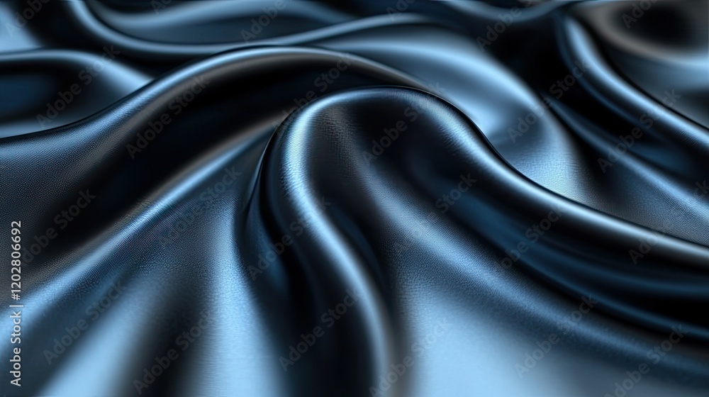 A close-up of flowing, glossy fabric showcasing rich textures and deep shadows. A close-up of flowing, glossy fabric showcasing rich textures and deep shadows.