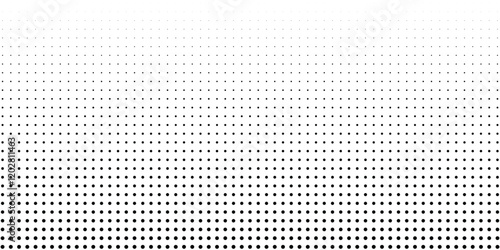 Halftone gradient vector background. From light to dark dots. vector ilustration photo