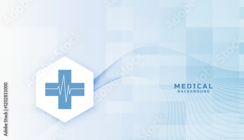modern medical care and service background design