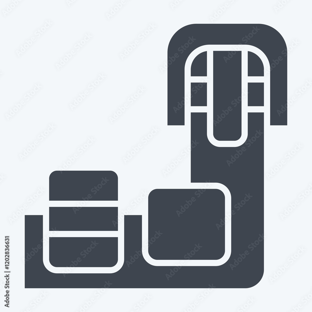 Icon Carousel. related to Travel symbol. glyph style. design editable Icon Carousel. related to Travel symbol. glyph style. design editable