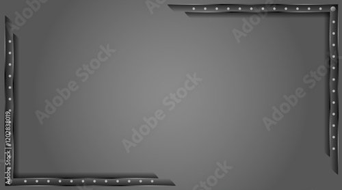 Presentation background with gradient shape | Luxury dotted decorate gradient background with double line and shadow with grey colour | Background for power point, banner, corporate