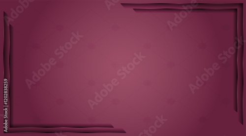 Presentation background with gradient shape | Luxury dotted decorate gradient background with double line and shadow with burnt umber colour | Background for power point, banner, corporate