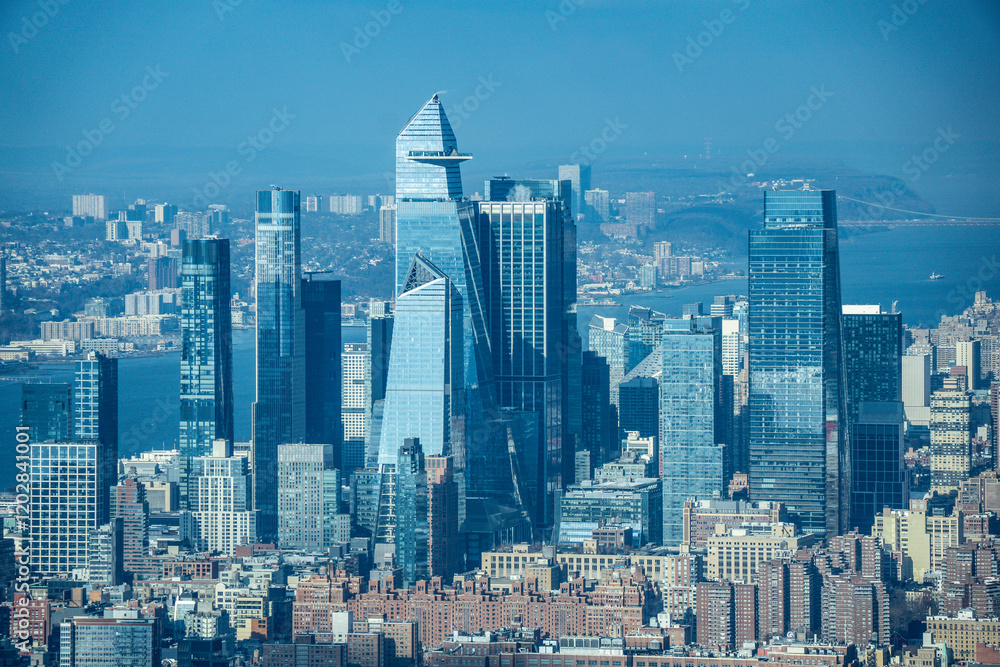 Obraz premium Stunning Manhattan Skyline and Iconic New York City Landmarks