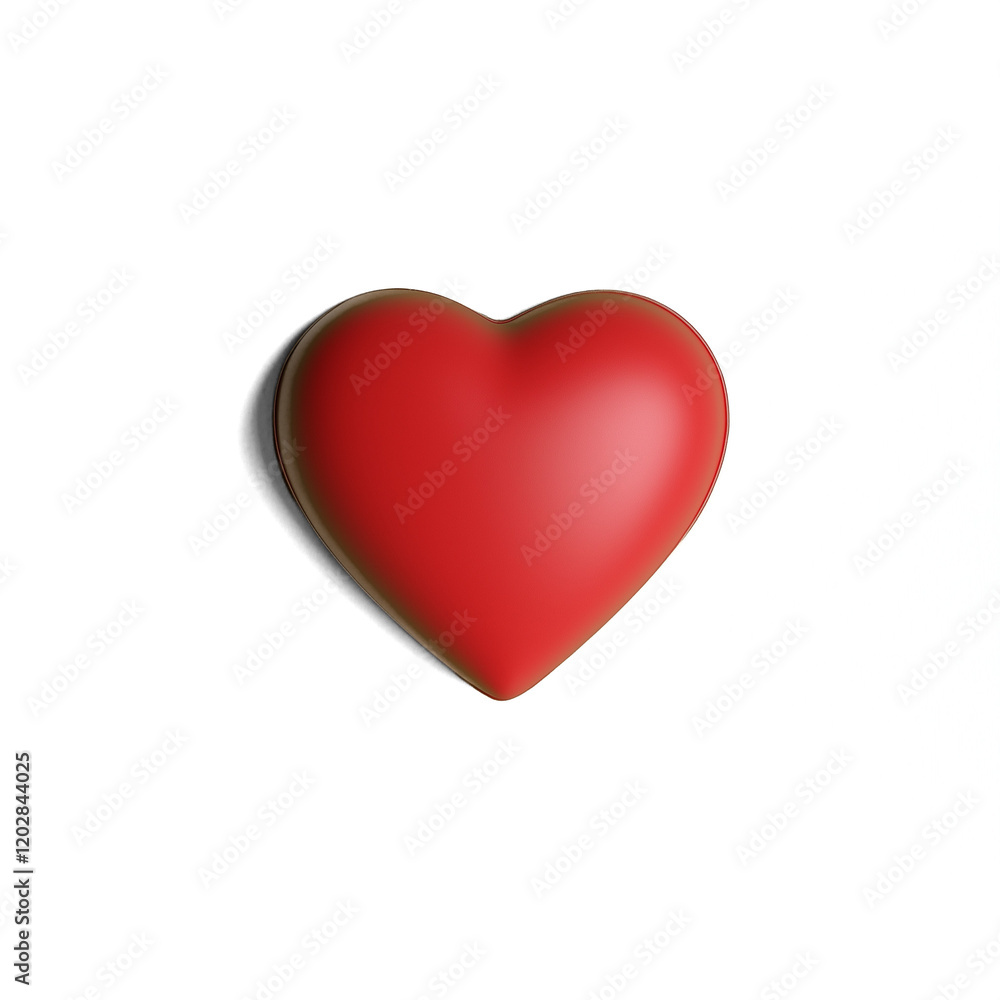 Red heart on transparent background Red heart on transparent background