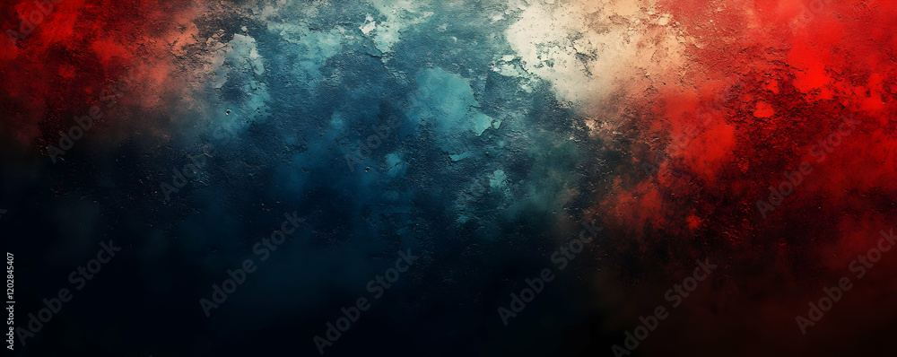 Fototapeta premium Red blue smoke texture background