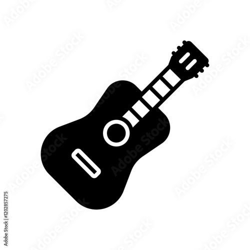 A single icon depicting a guitar